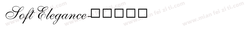 Soft Elegance字体转换